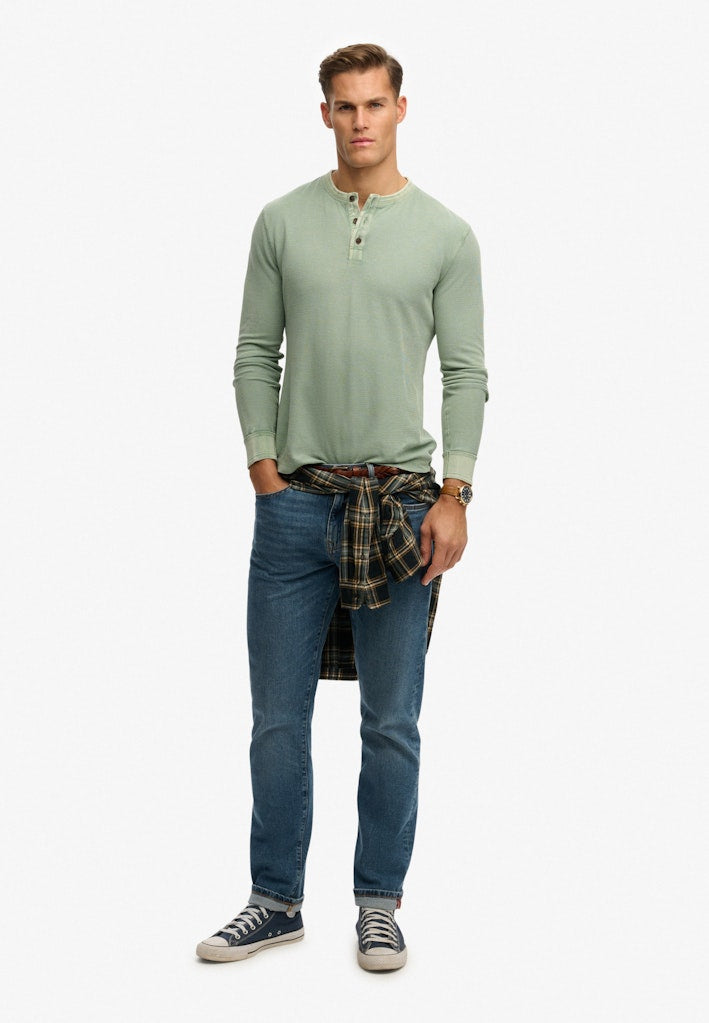 Superdry Textured Grandad L/S Top