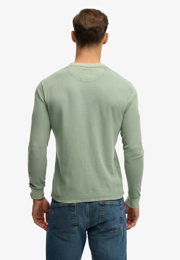 Superdry Textured Grandad L/S Top