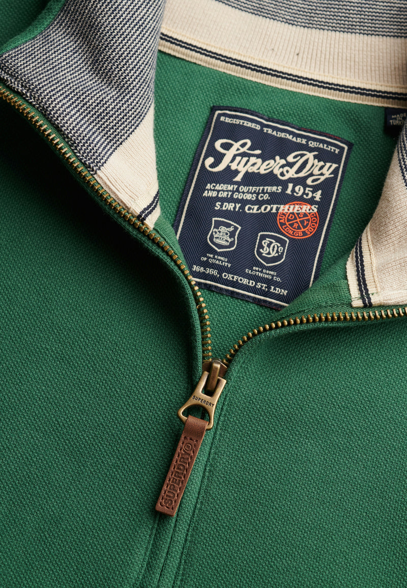 Superdry Essential Pique Half Zip Sweater