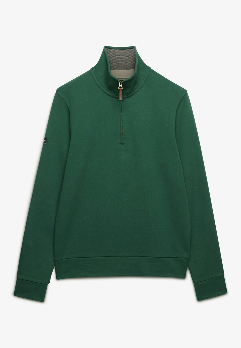 Superdry Essential Pique Half Zip Sweater