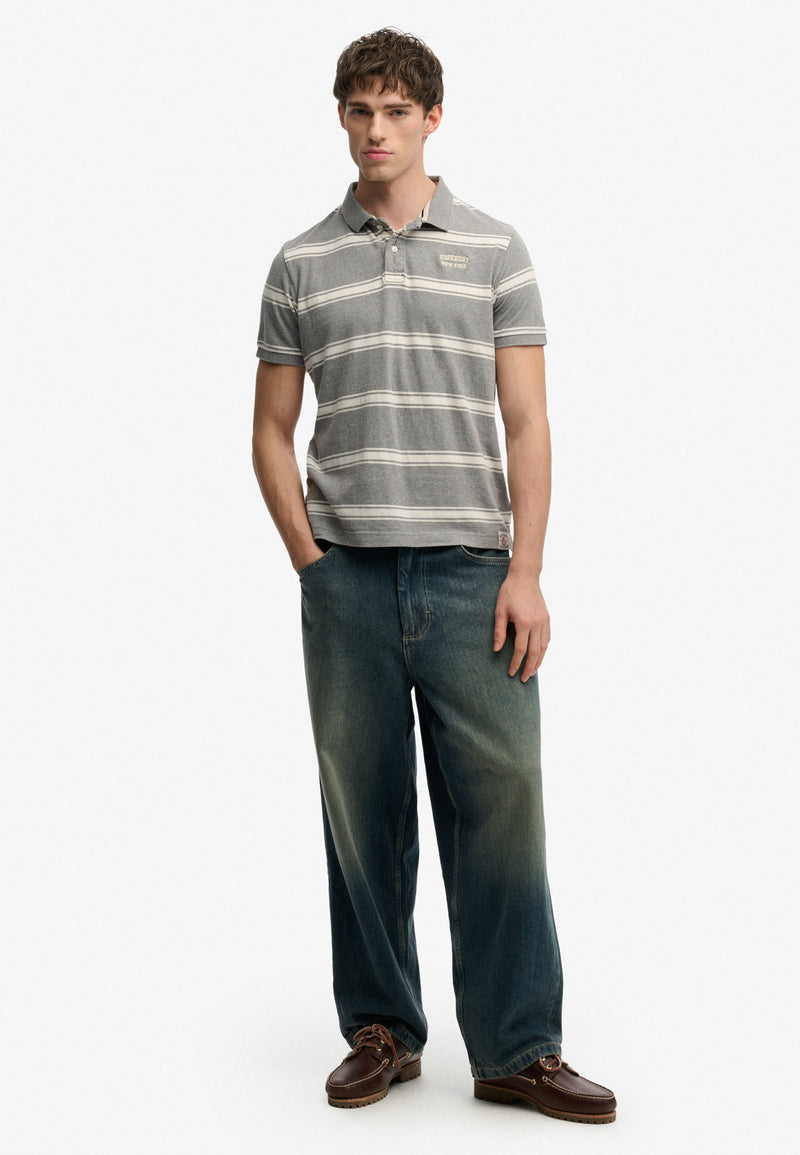Super Vintage Stripe Jersey Polo