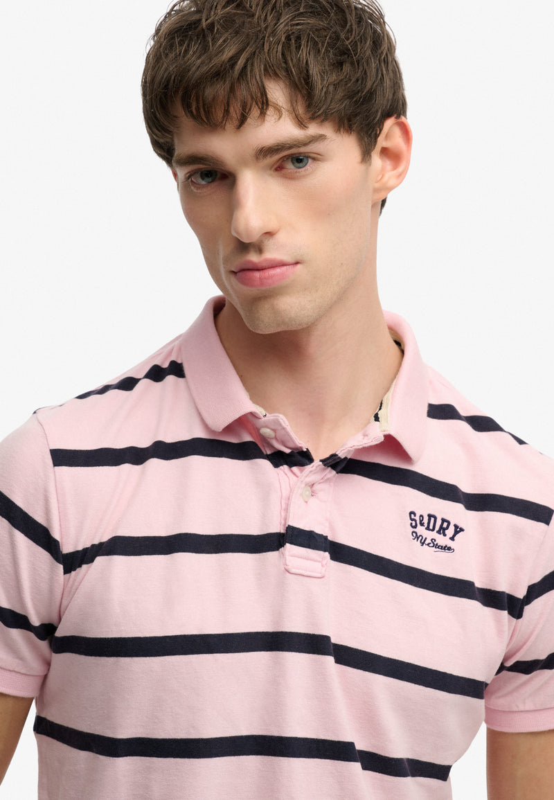 Superdry Vintage Stripe Jersey Polo