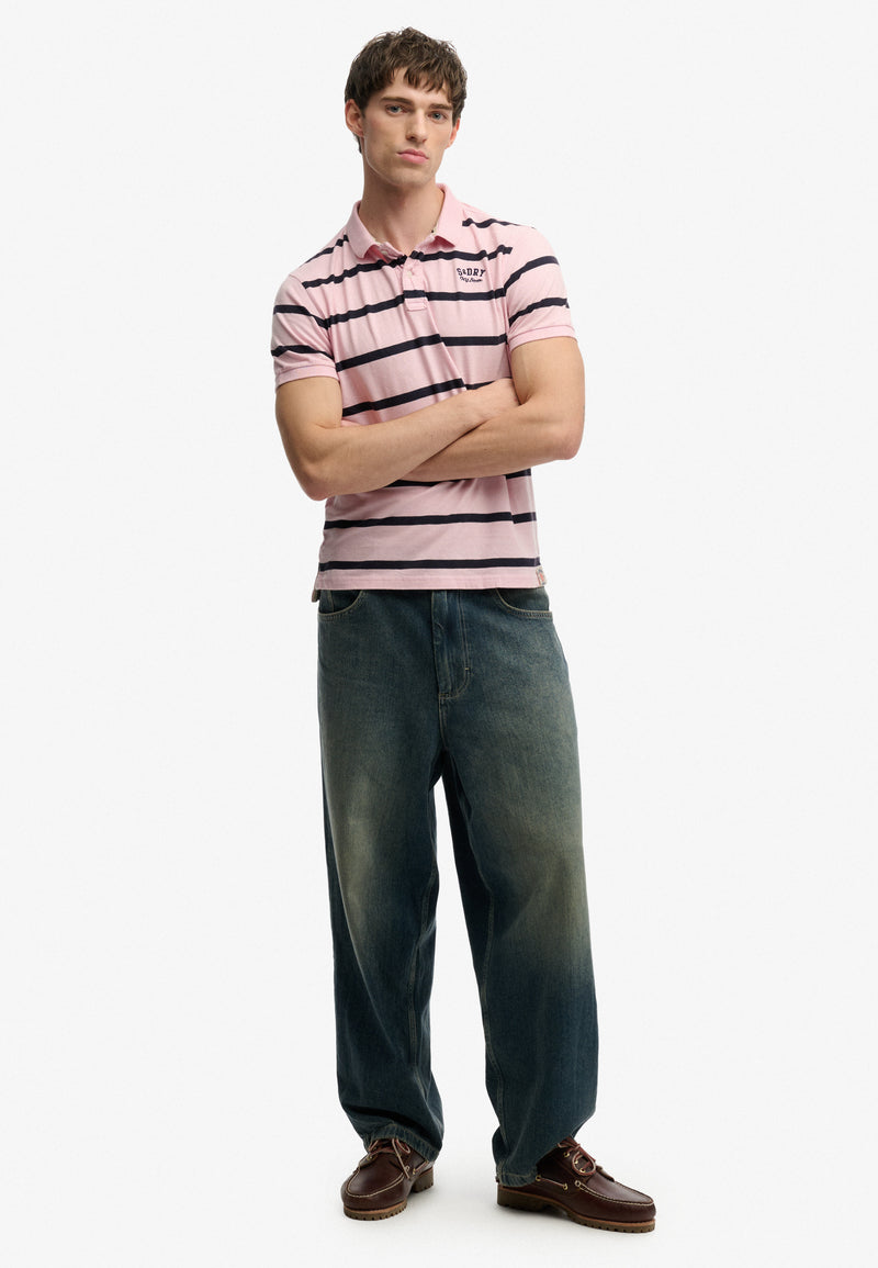 Superdry Vintage Stripe Jersey Polo