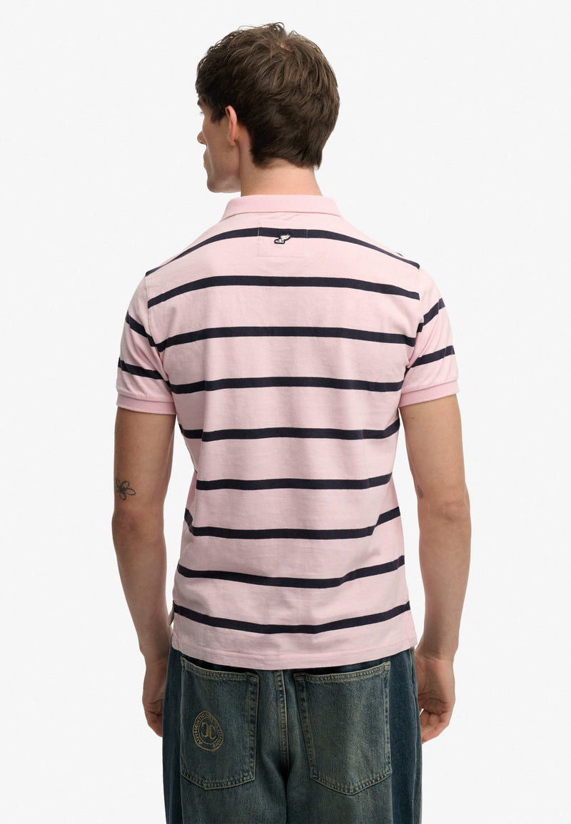 Superdry Vintage Stripe Jersey Polo