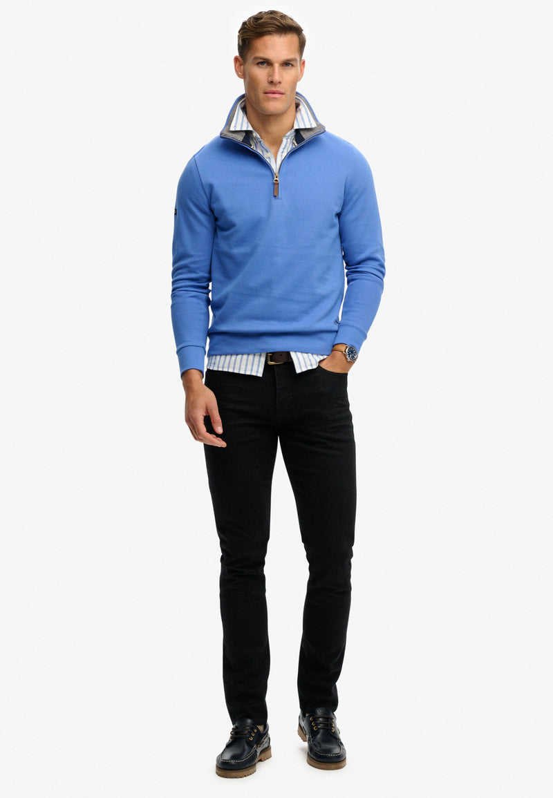 Superdry Essential Pique Half Zip Sweater