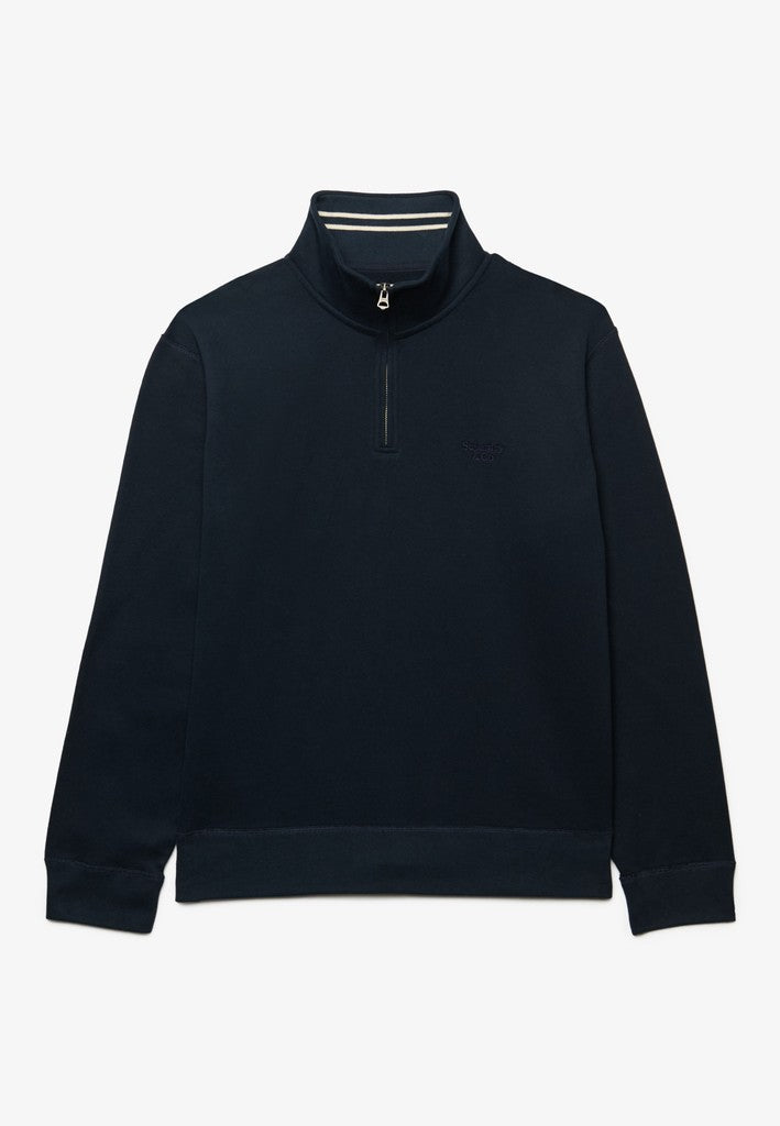 Superdry Serif Logo 1/4 Zip Sweat