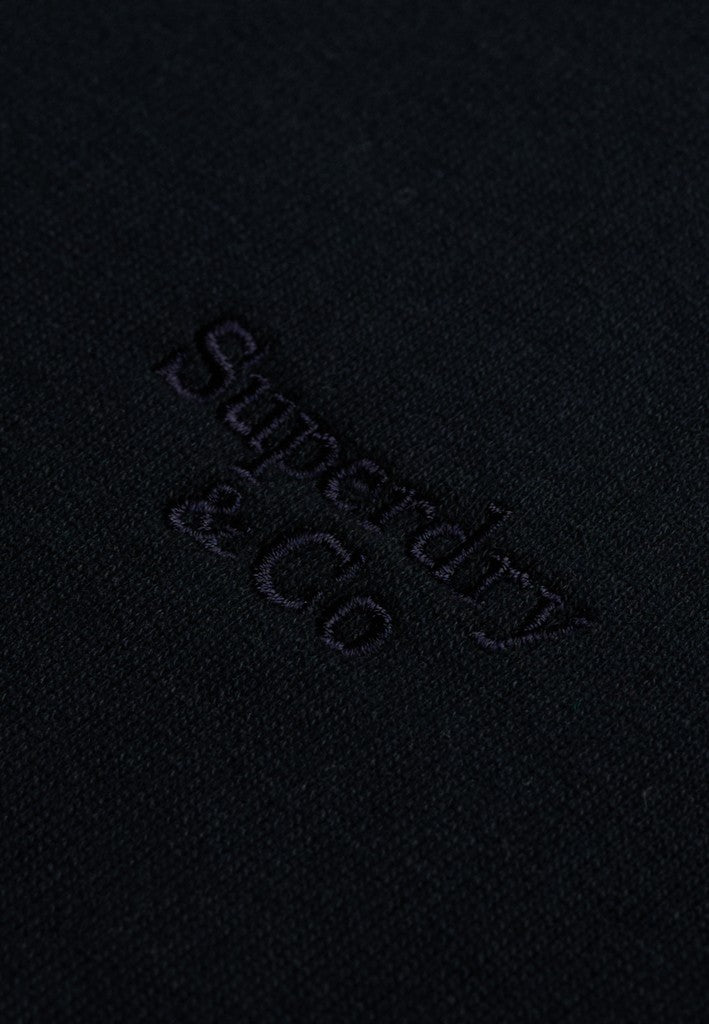Superdry Serif Logo 1/4 Zip Sweat