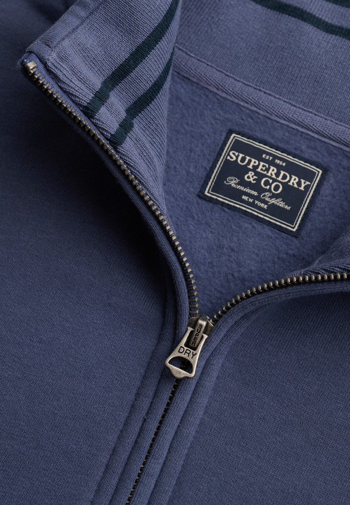 Superdry Serif Logo 1/4 Zip Sweat