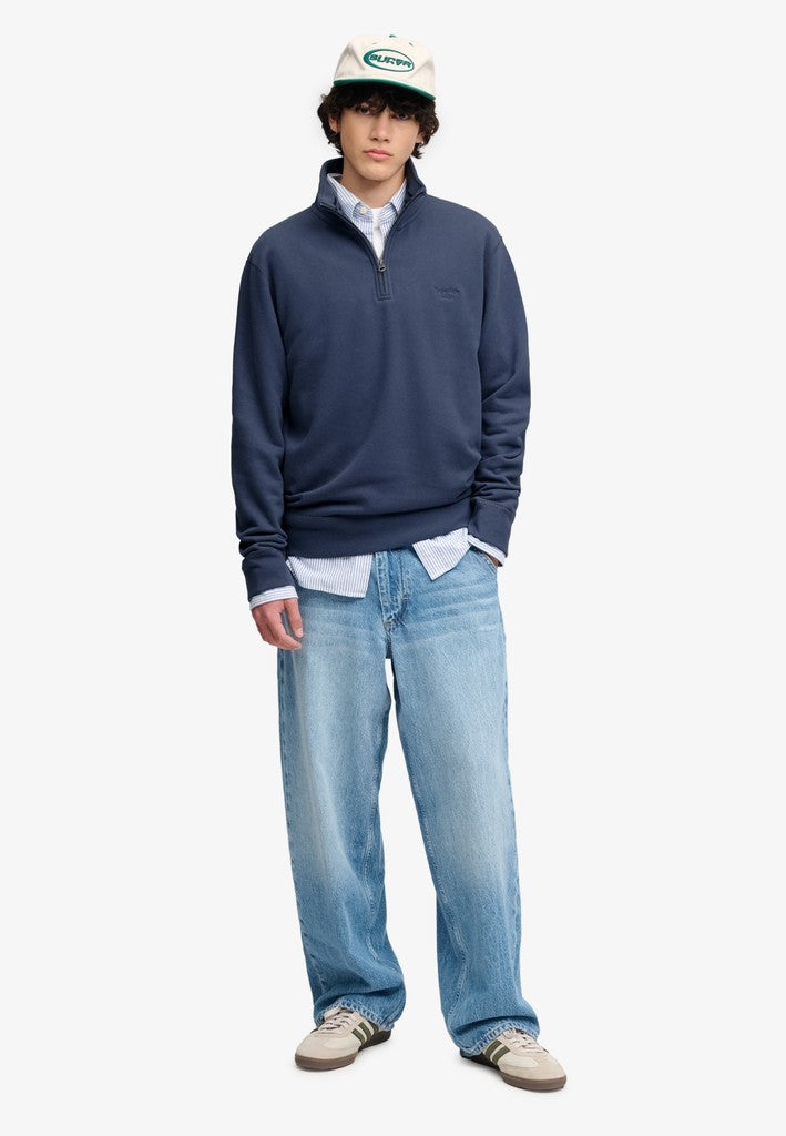 Superdry Serif Logo 1/4 Zip Sweat