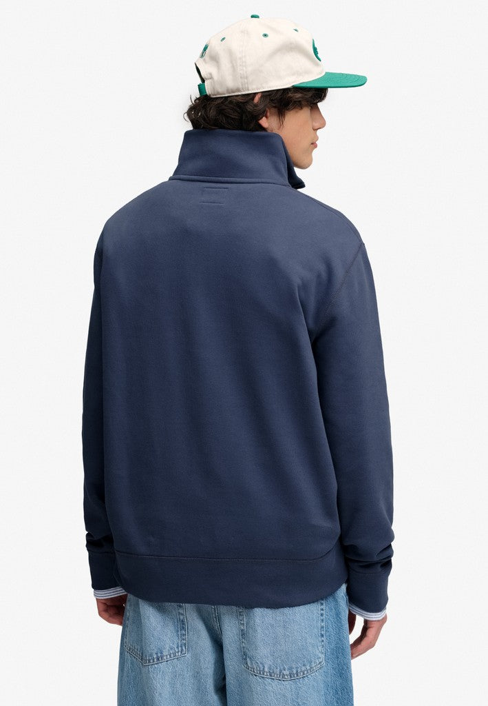 Superdry Serif Logo 1/4 Zip Sweat