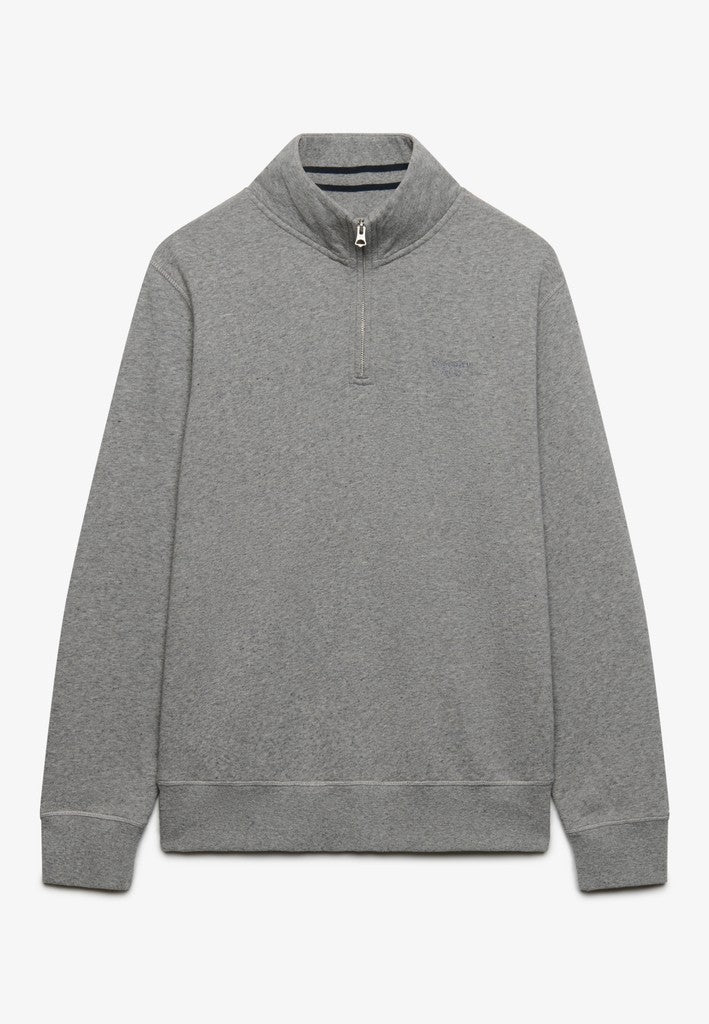 Superdry Serif Logo 1/4 Zip Sweat