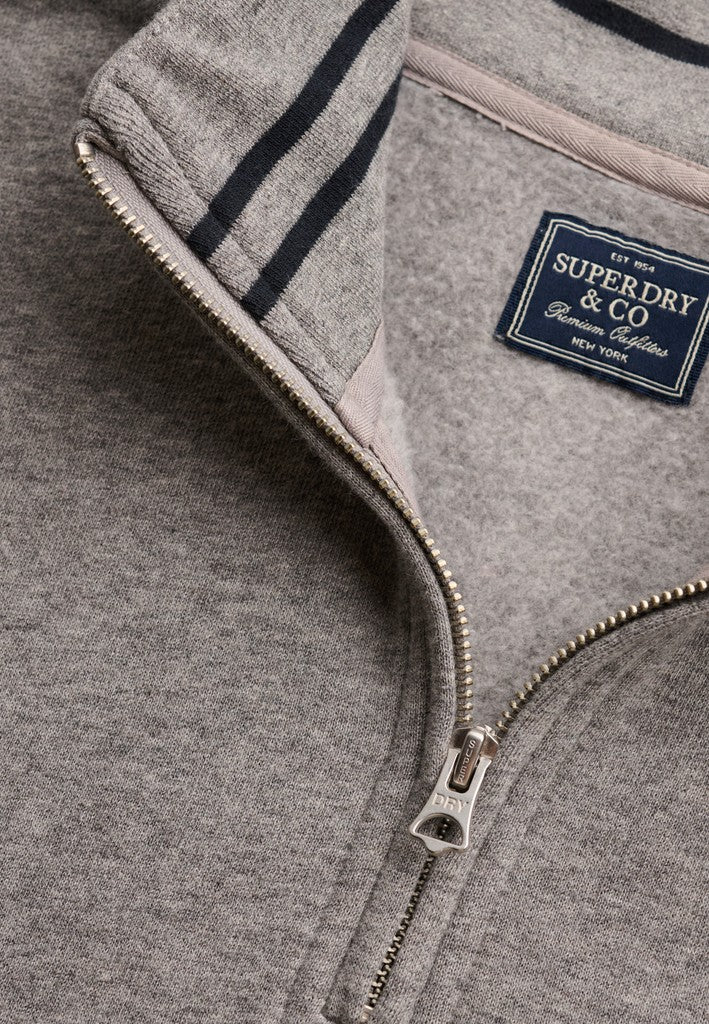 Superdry Serif Logo 1/4 Zip Sweat