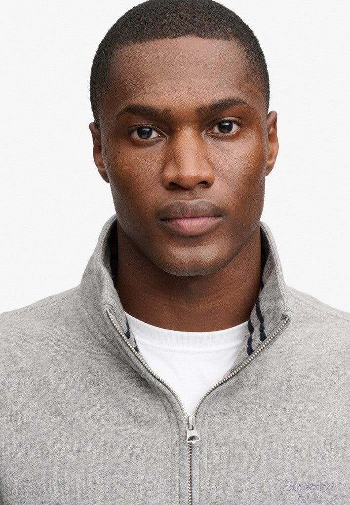 Superdry Serif Logo 1/4 Zip Sweat