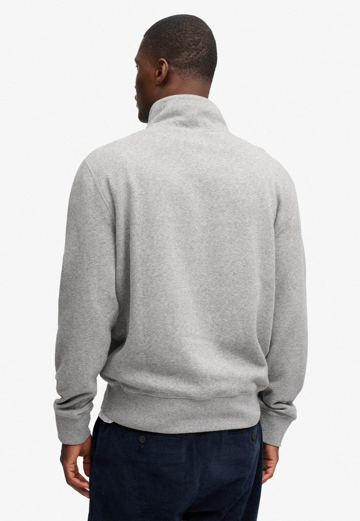 Superdry Serif Logo 1/4 Zip Sweat