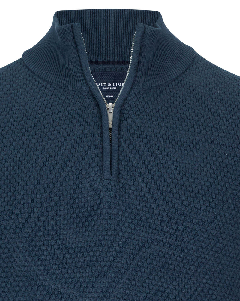 Salt & Lime Luke 1/4 Zip Knit