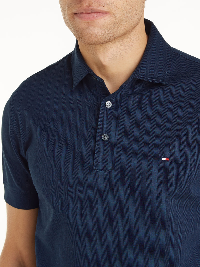 Tommy Hilfiger Two Tone Jacquard Polo