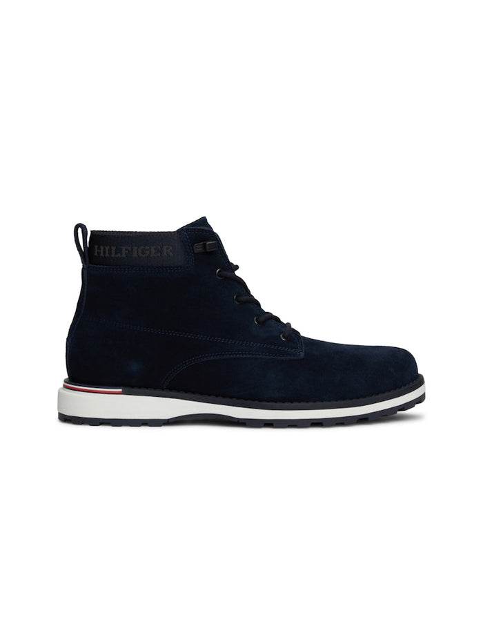 Tommy hilfiger boots suede sales
