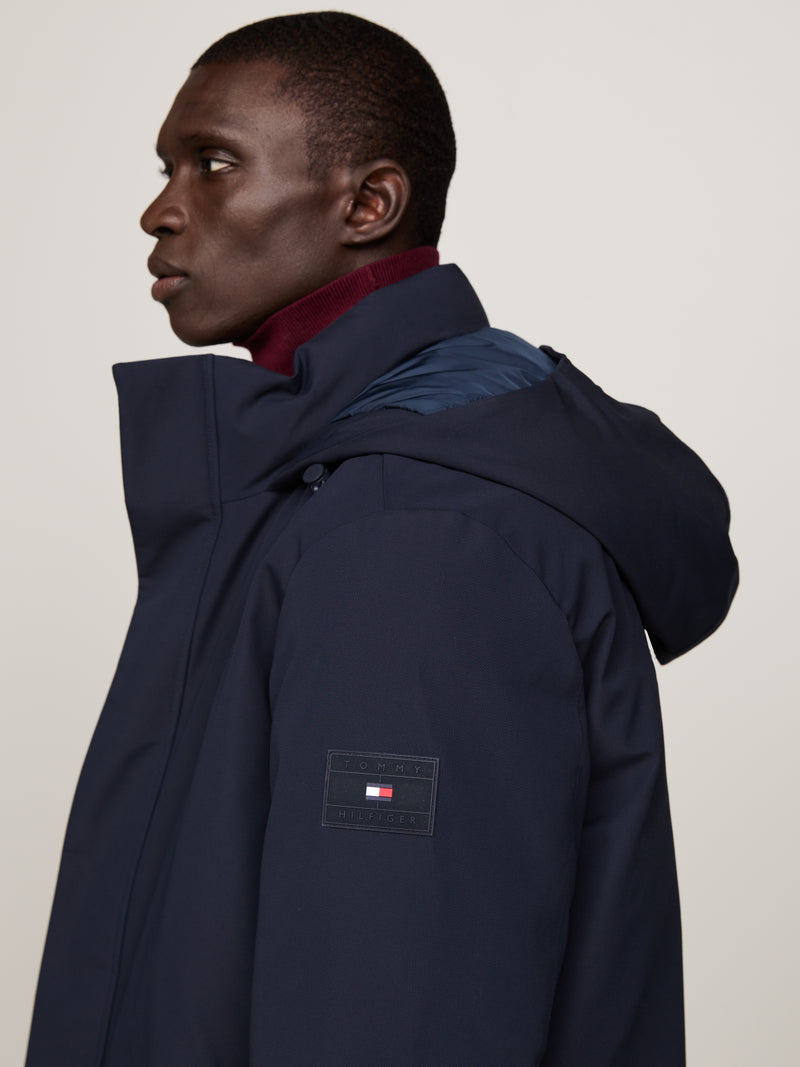 Hooded tech jacket tommy hilfiger best sale