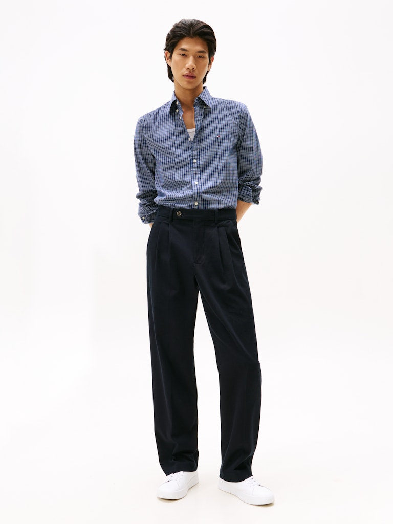 Tommy Hilfiger Flex Poplin Check Shirt