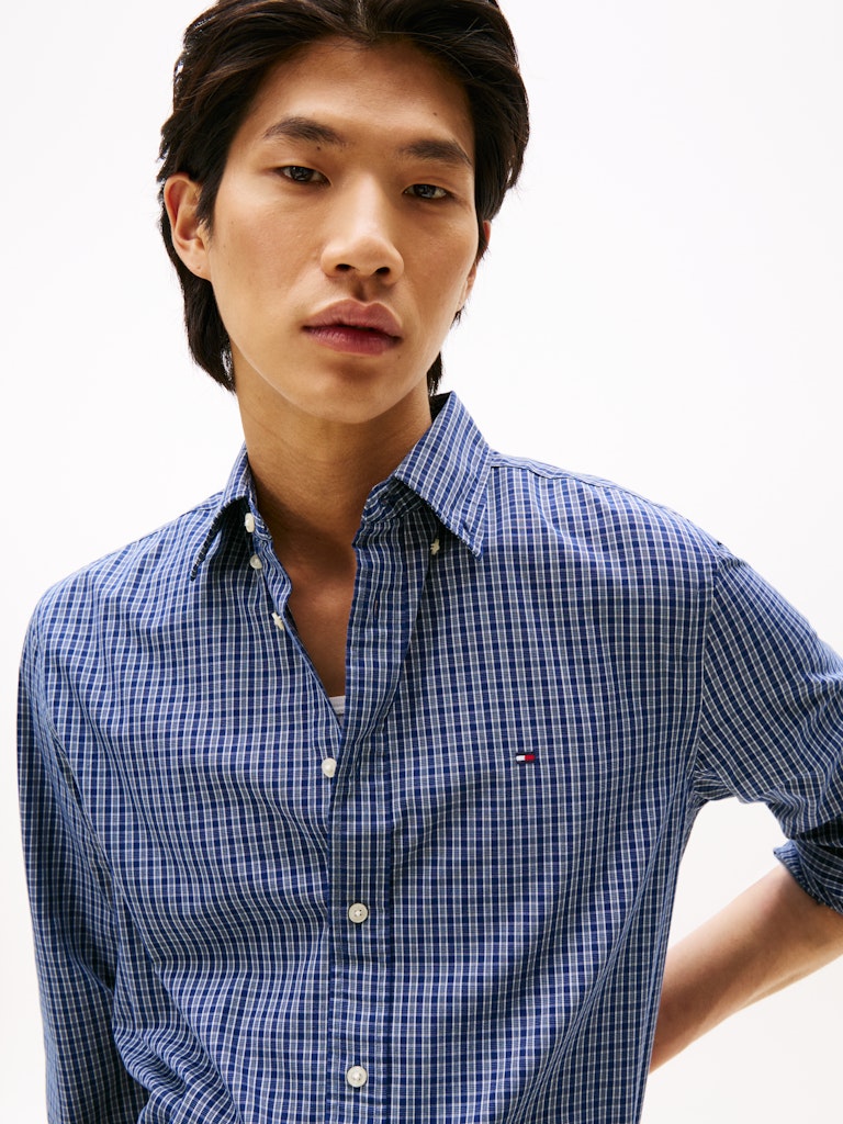 Tommy Hilfiger Flex Poplin Check Shirt