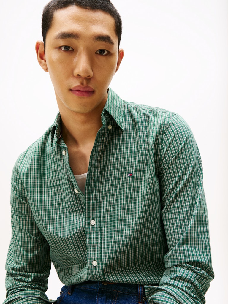 Tommy Hilfiger Flex Poplin Check Shirt