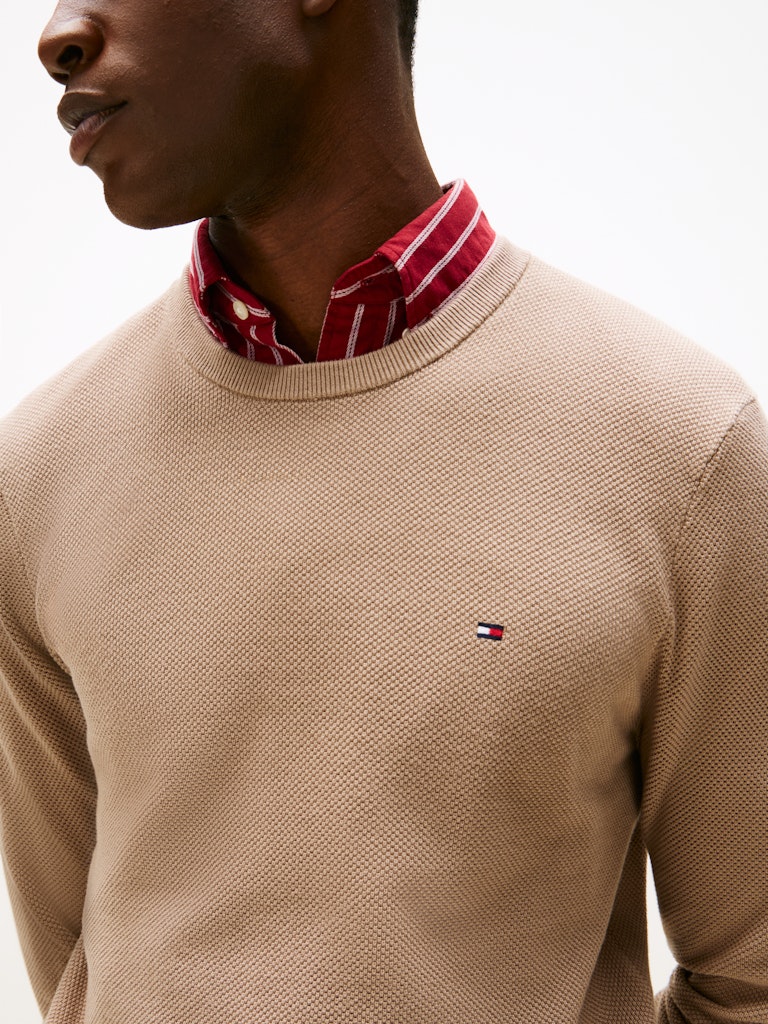 Tommy Hilfiger Structure Crew Neck Knit