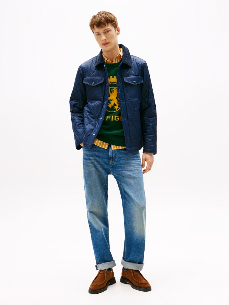 Tommy Hilfiger Mid Onion Quilted Shirt Jacket