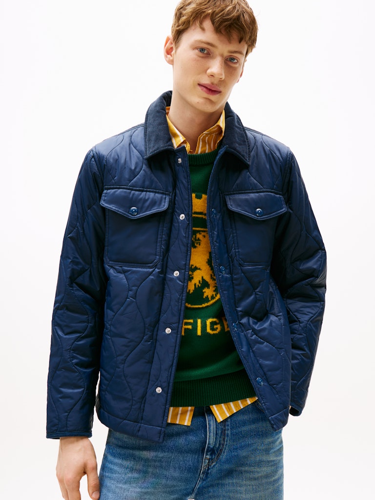 Tommy Hilfiger Mid Onion Quilted Shirt Jacket
