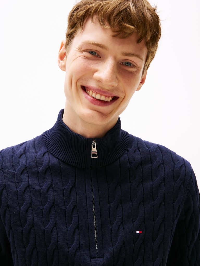 Tommy Hilfiger Classic Ctn Cable 1/4 Zip