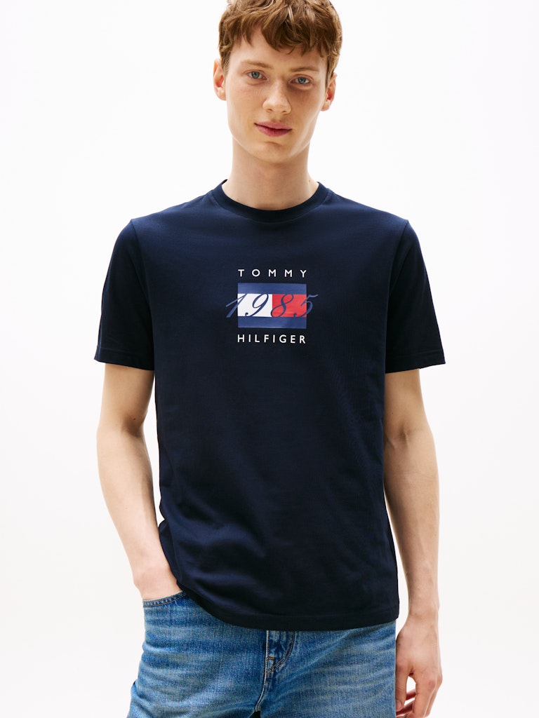 Tommy Hilfiger Linear Flag T-Shirt