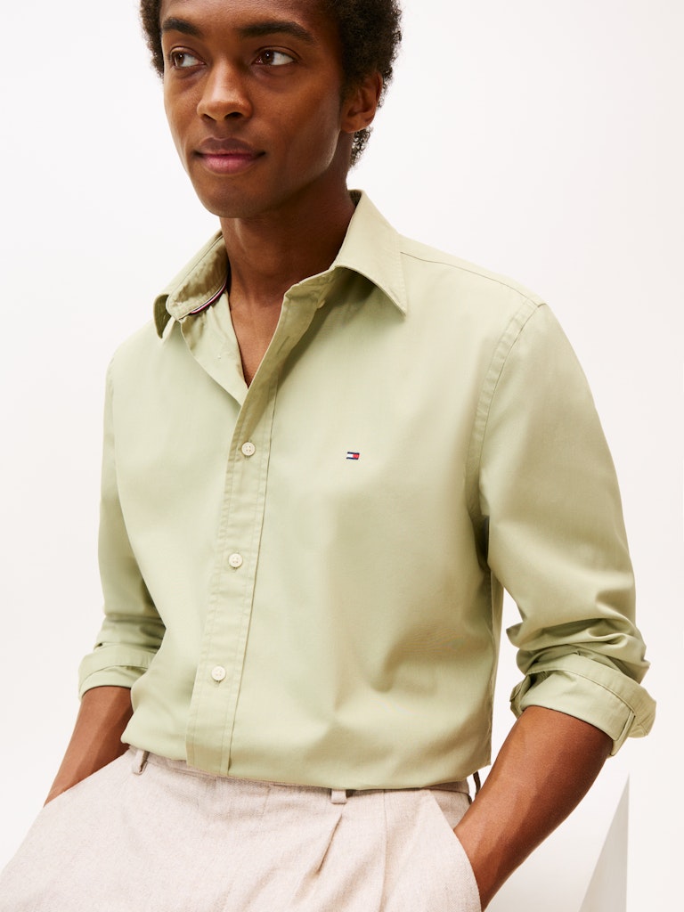 Tommy Hilfiger Flex Poplin Solid Shirt