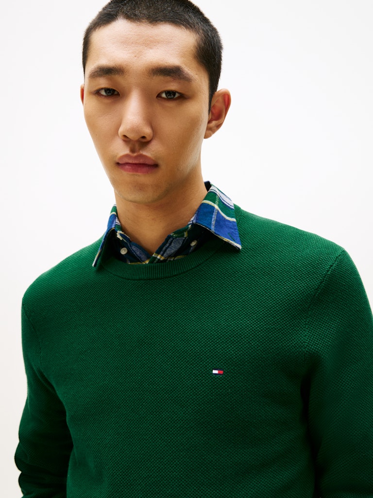 Tommy Hilfiger Structure Crew Neck Knit