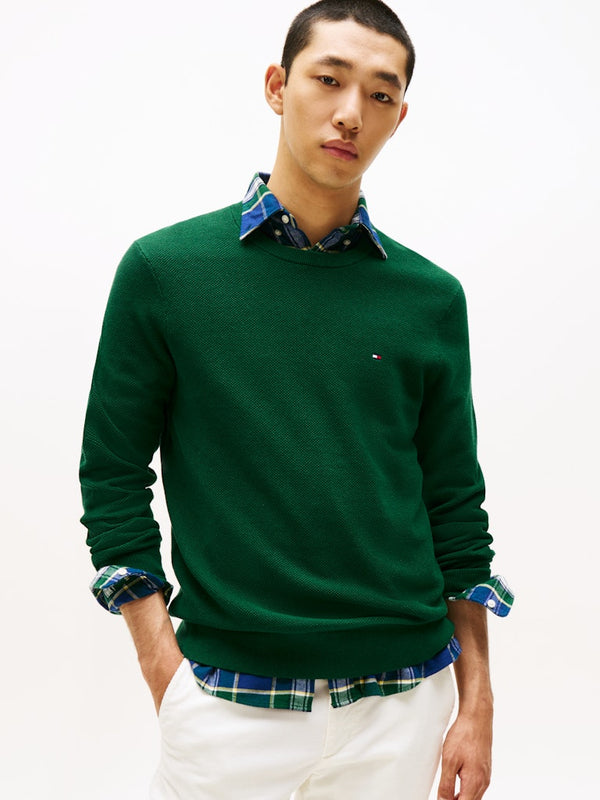 Tommy Hilfiger Structure Crew Neck Knit