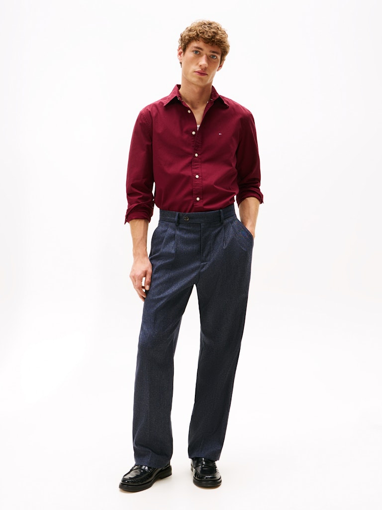 Tommy Hilfiger Flex Poplin Solid Shirt