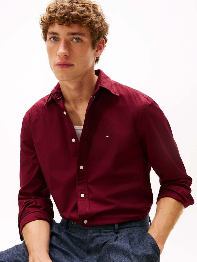 Tommy Hilfiger Flex Poplin Solid Shirt
