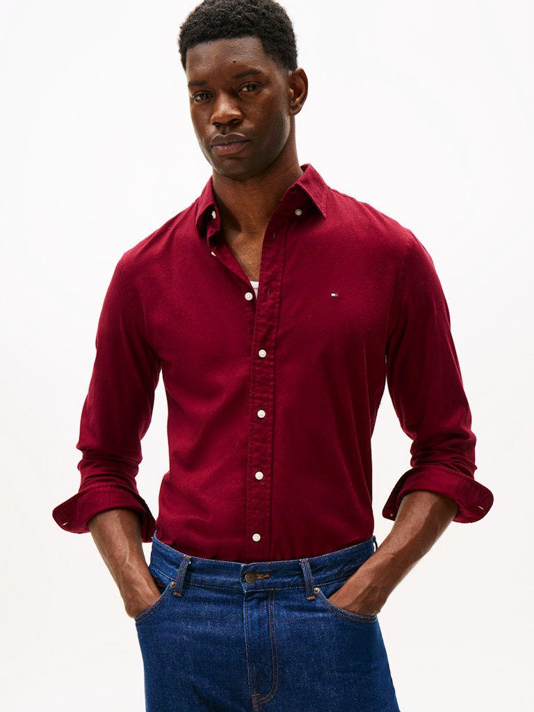 Tommy Hilfiger Flex Flannel Solid Shirt