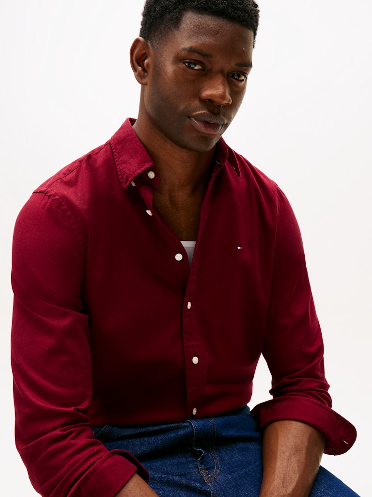 Tommy Hilfiger Flex Flannel Solid Shirt