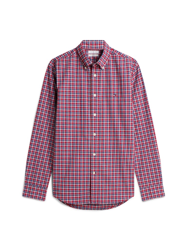 Tommy Hilfiger Flex Poplin Tartan Shirt