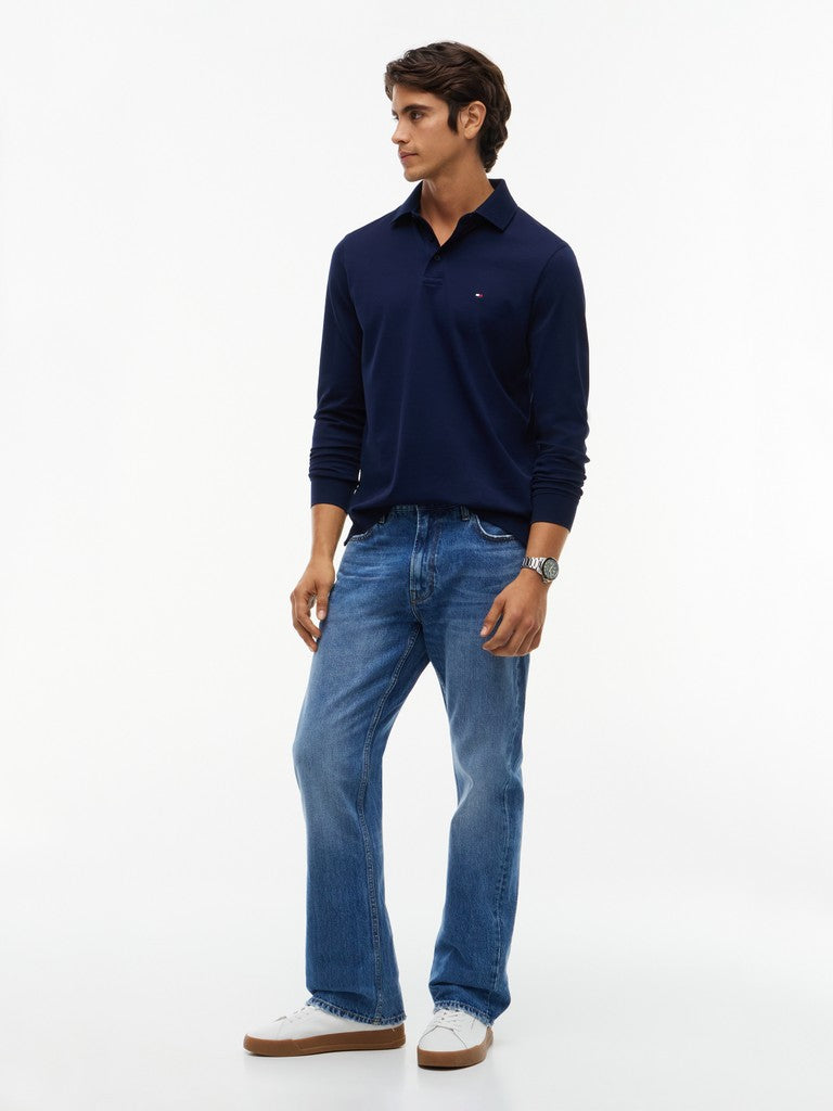 Tommy Hilfiger Pique Collar LS Polo