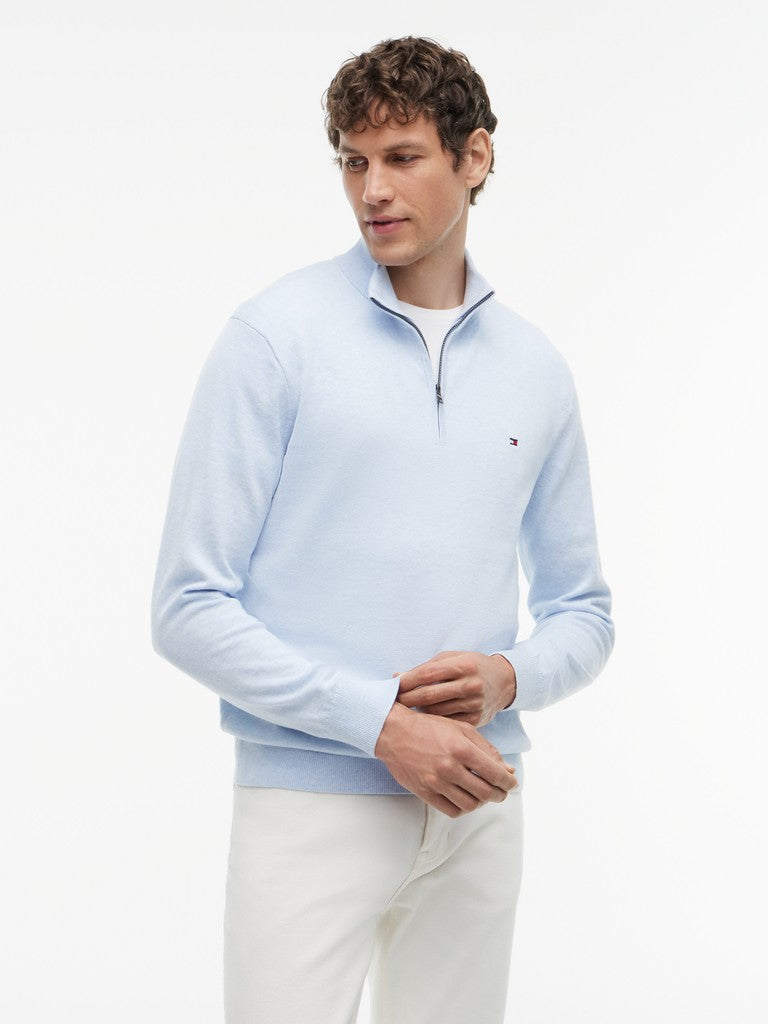 Tommy Hilfiger Ess Cotton 1/4 Zip Sweater