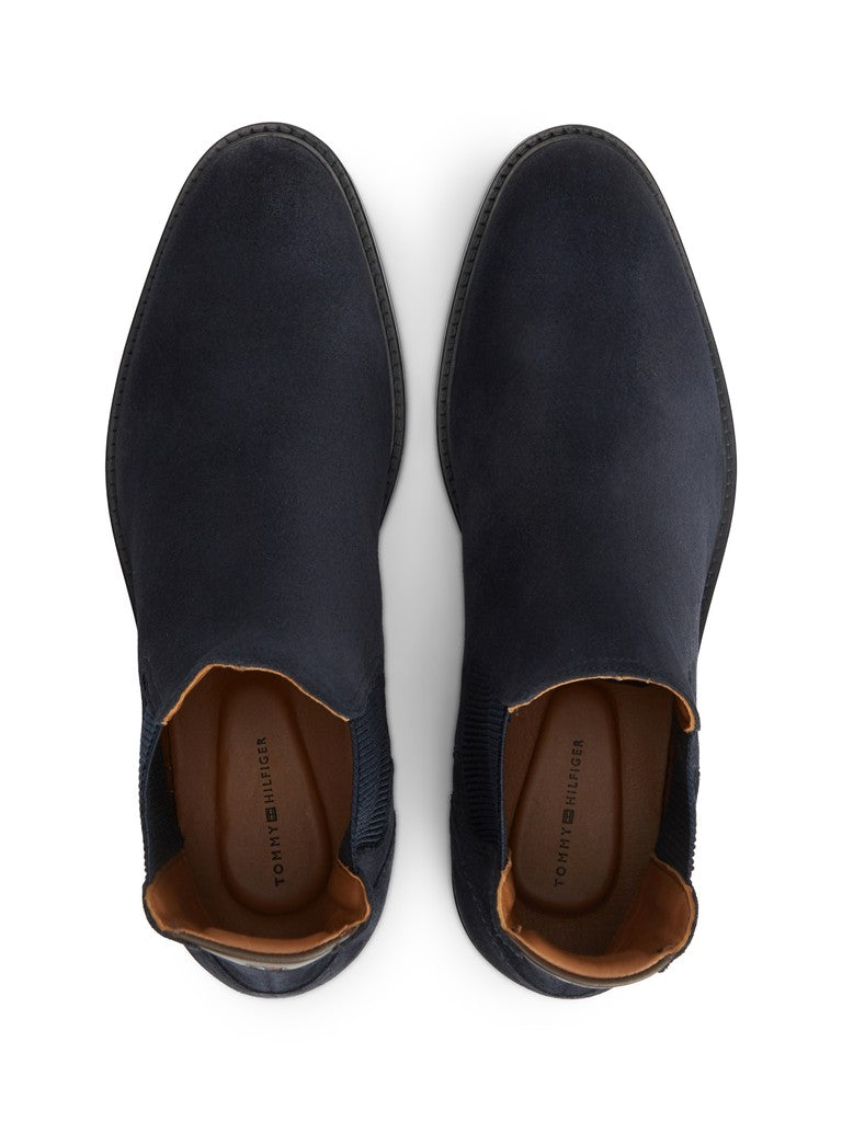 Tommy Hilfiger Corporate Suede Chelsea Boot