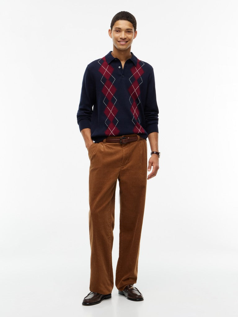 Tommy Hilfiger Argyle LS Knitted Polo