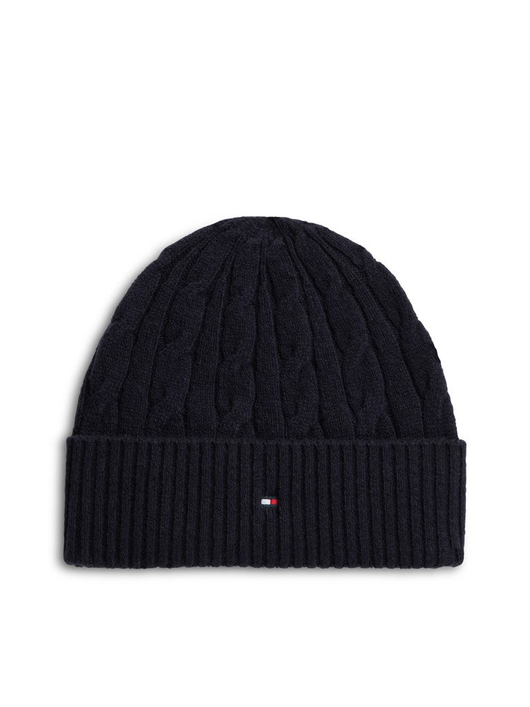 Tommy Hiliger Flag Cable Beanie
