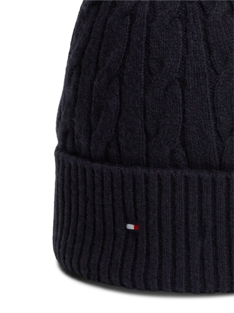 Tommy Hiliger Flag Cable Beanie