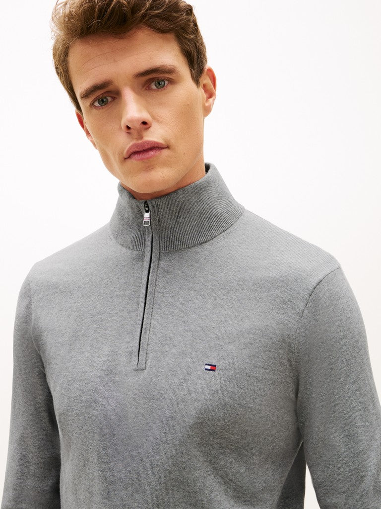 Tommy Hilfiger Ess Cotton Zip Mock