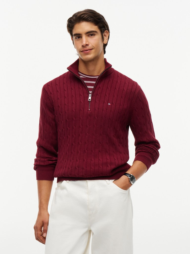 Tommy Hilfiger Cable 1/4 Knit