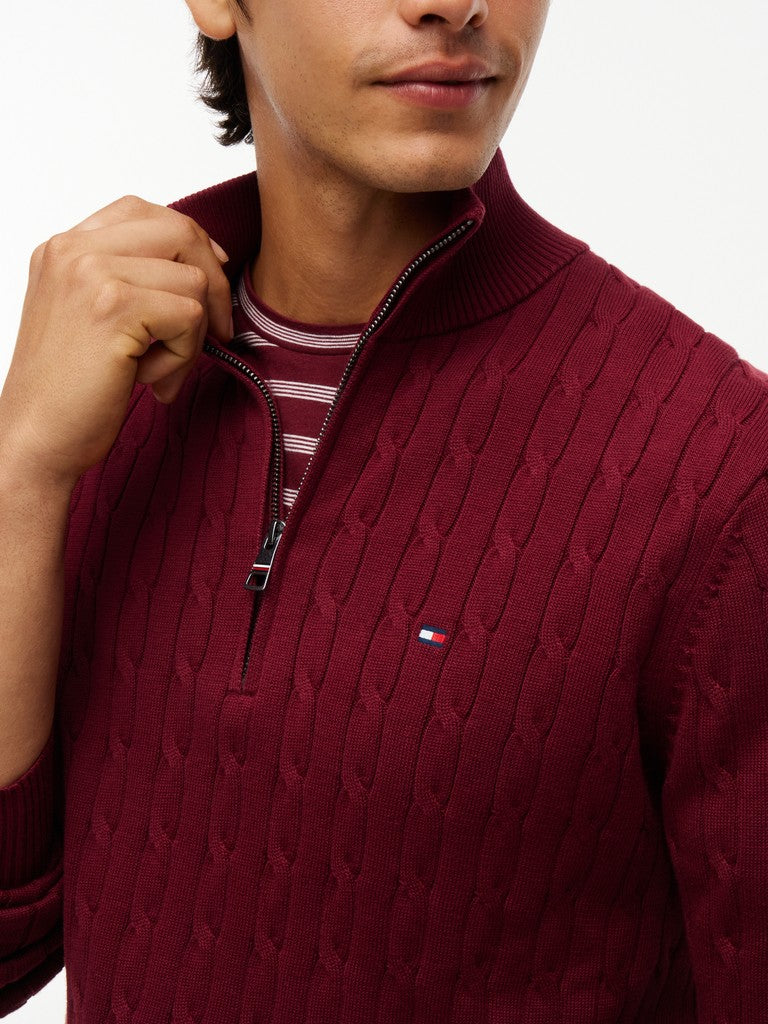 Tommy Hilfiger Cable 1/4 Knit