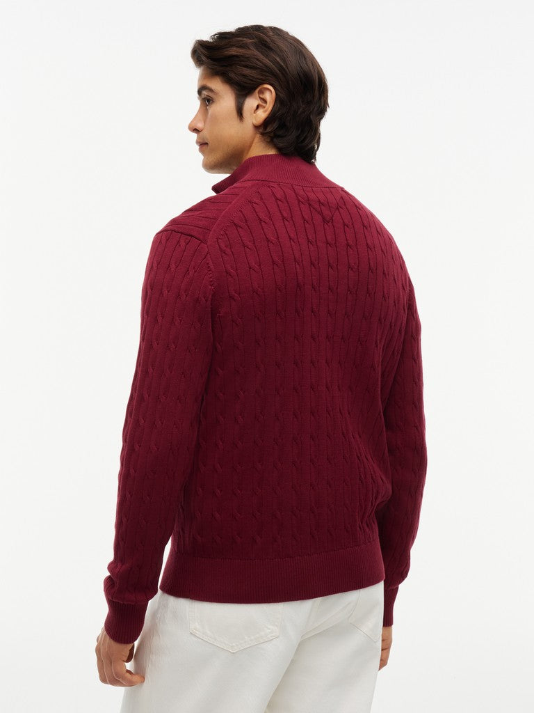 Tommy Hilfiger Cable 1/4 Knit