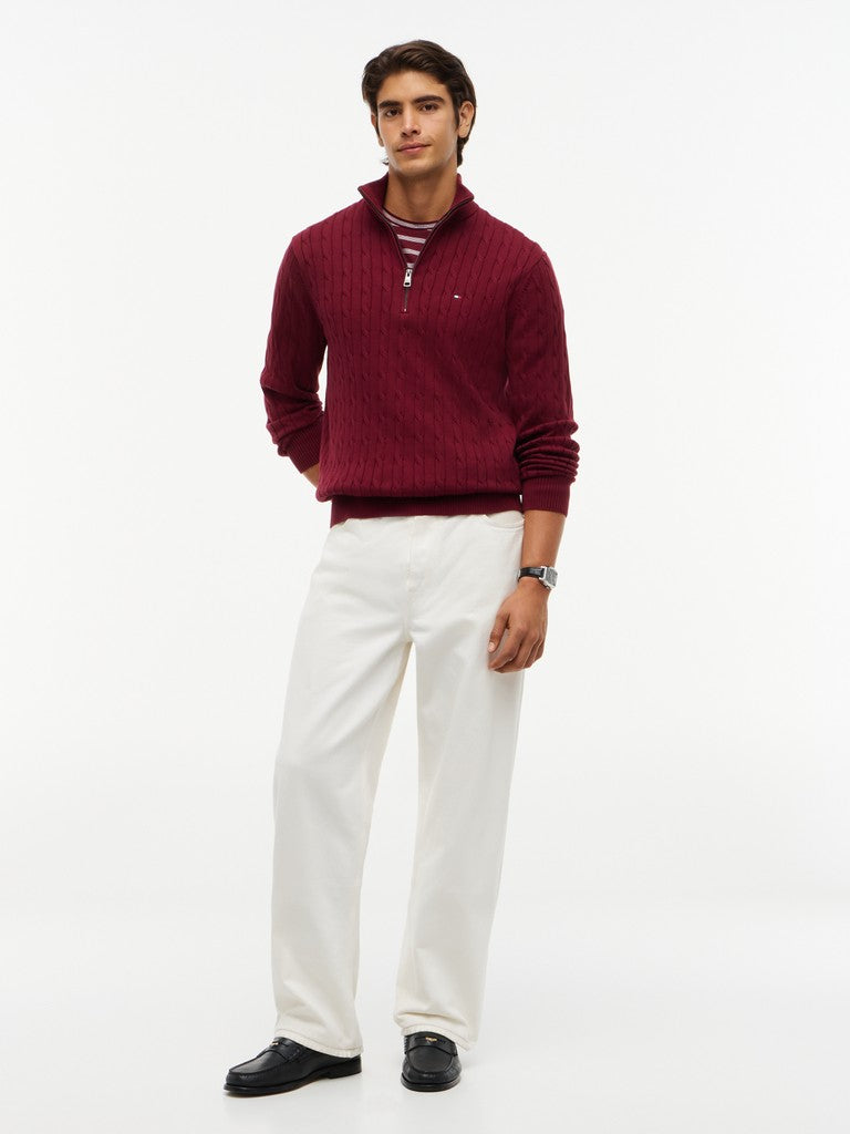 Tommy Hilfiger Cable 1/4 Knit