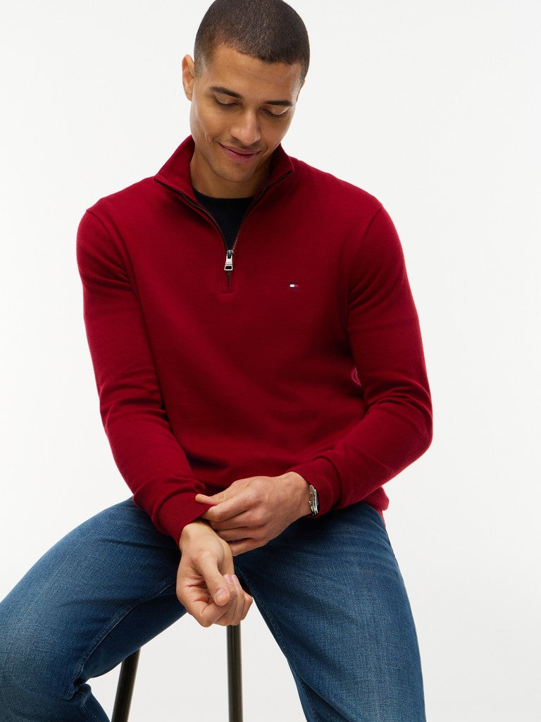 Tommy Hilfiger Pima Cashmere 1/4 Knit